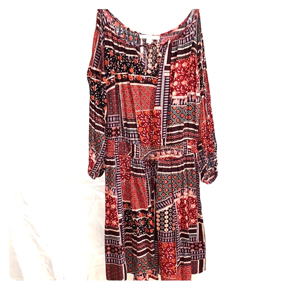 Off the shoulder mini dress